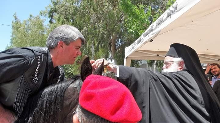 Blessing of horses in Kala Nera