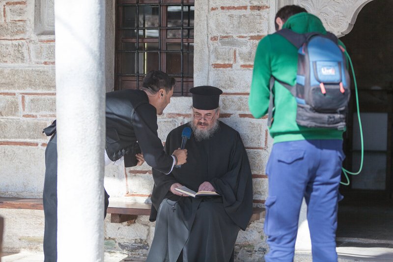 Back stage από γυρισματα ζωντανής τηλεοπτικής μετάδοσης στον Antenna - Φαίη Σκορδά 