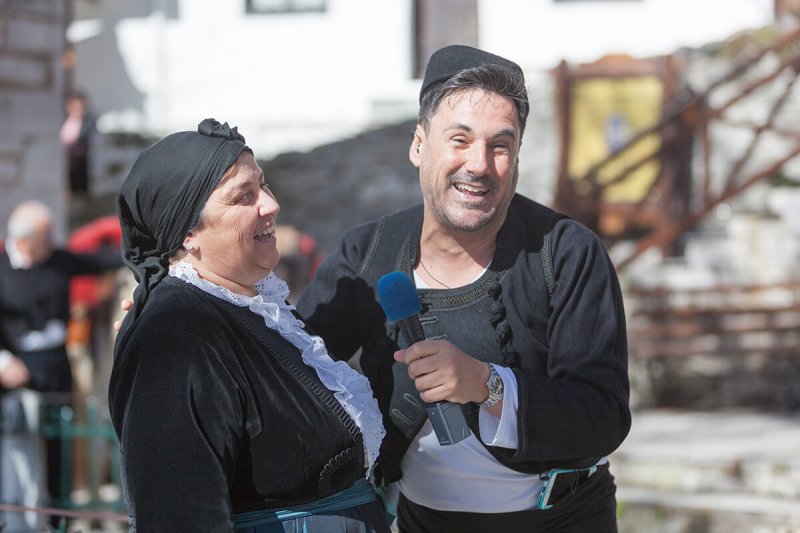 Back stage από γυρισματα ζωντανής τηλεοπτικής μετάδοσης στον Antenna - Φαίη Σκορδά 